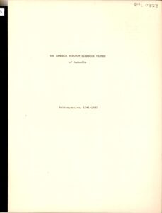 HRH Samdech Norodom Sihanouk Varman of Cambodia: Retrospective 1941-1985