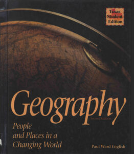Geography: People and Places in a Changing World, Second Edition.