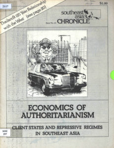 Southeast Asia Chronicle: Economics of Authoritarianism: Client States and Repressive Regimes in Southeast Asia, No. 65, November-December, 1978
