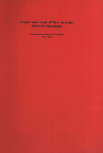 Comparative Study of Mass Atrocities Historical Summaries.