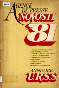 Agence De Presse Anovosti ’81.
