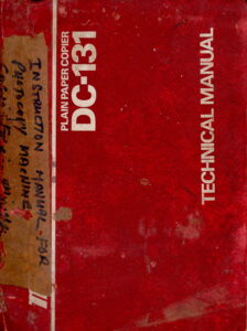 Service Manual.